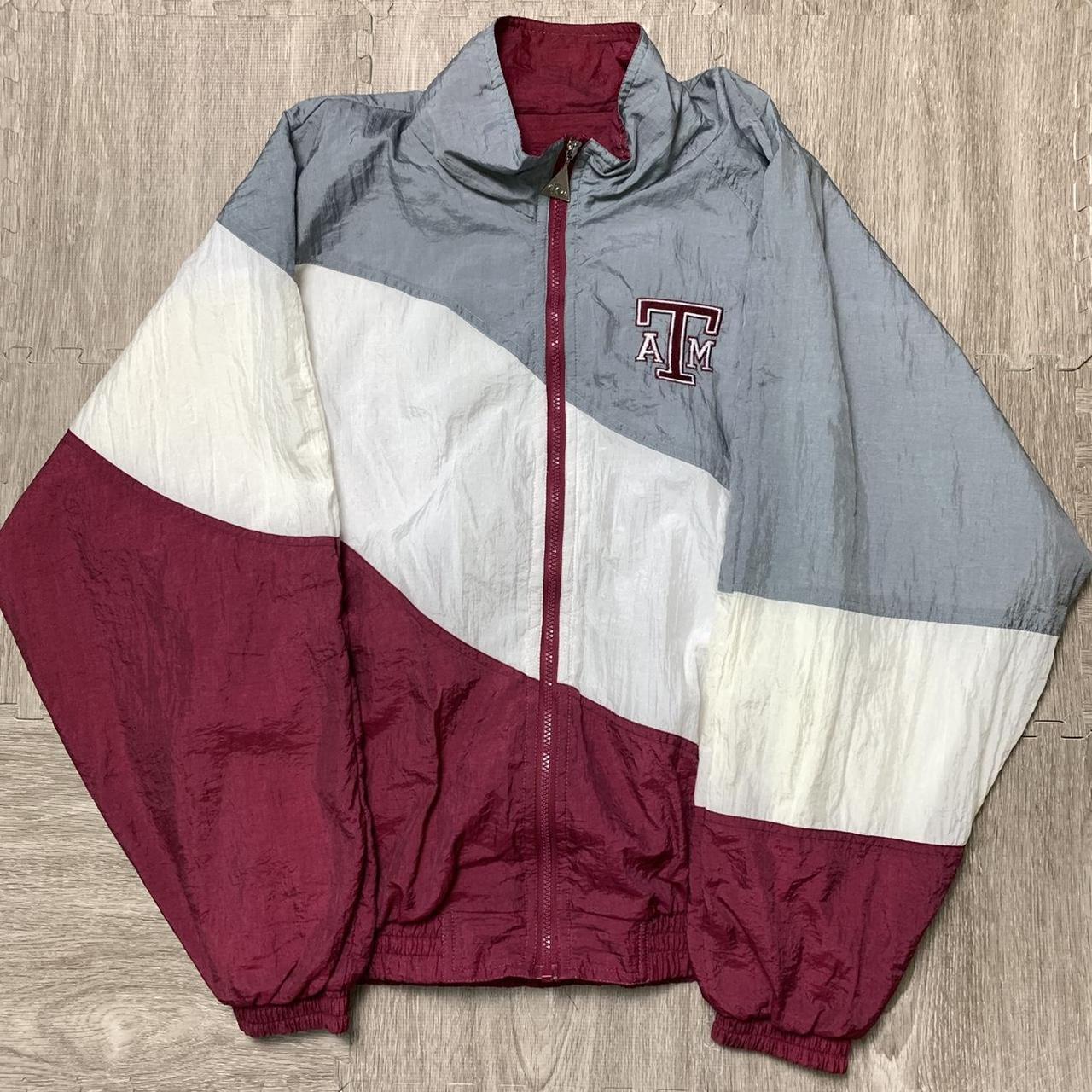 texas a&m vintage windbreaker has some pretty... - Depop