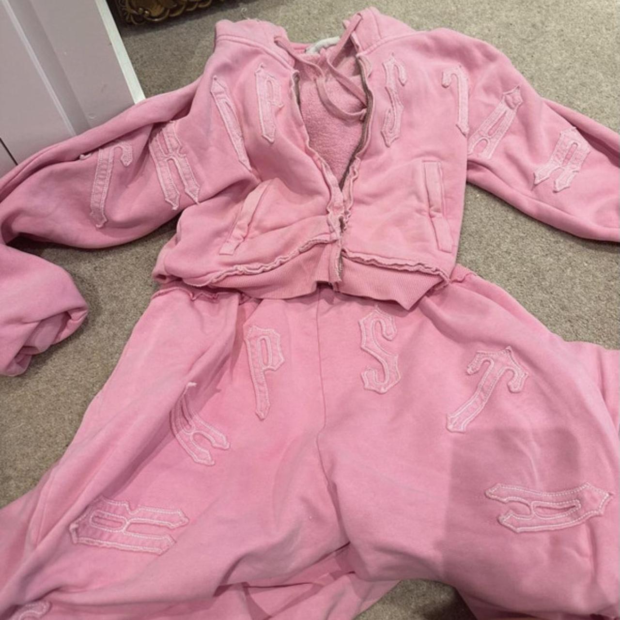Trapstar pink batwing tracksuit. My tracksuit is in... Depop