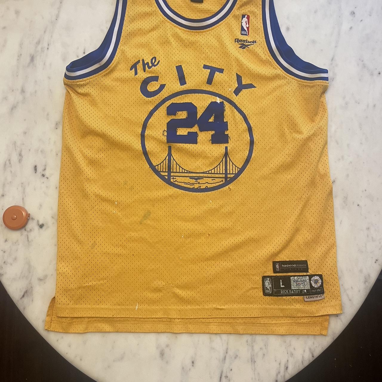 Really rare vintage rebook Rick Barry jersey is... - Depop