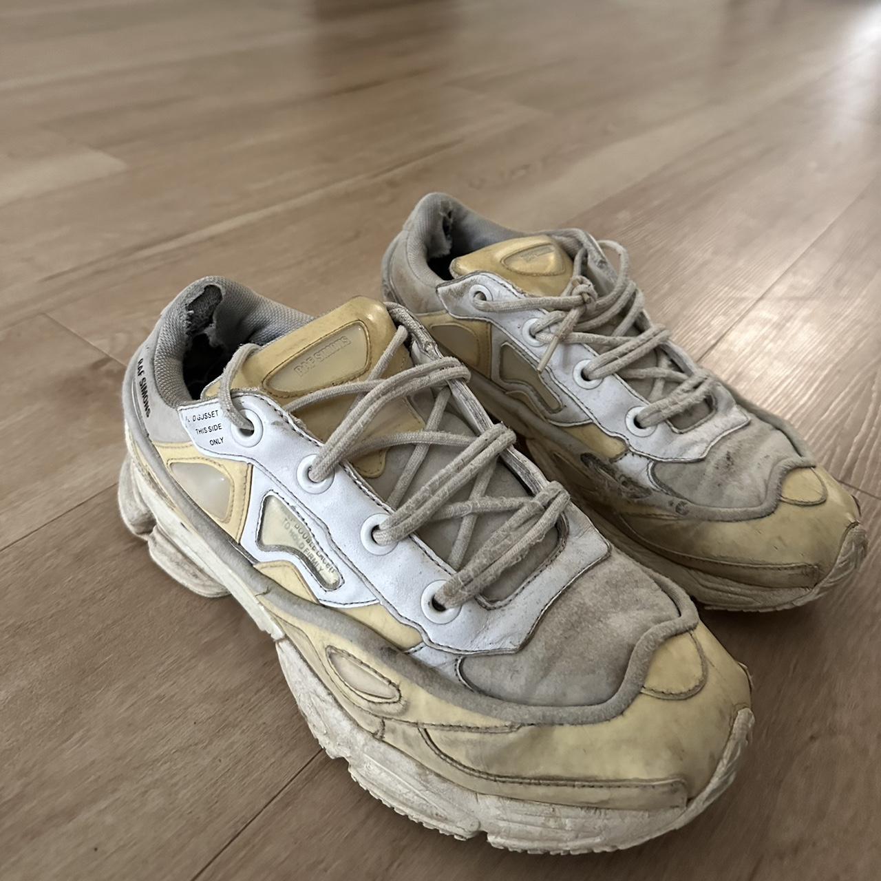 Adidas x RAF Simons Owzeego 3 leather low trainers - Depop