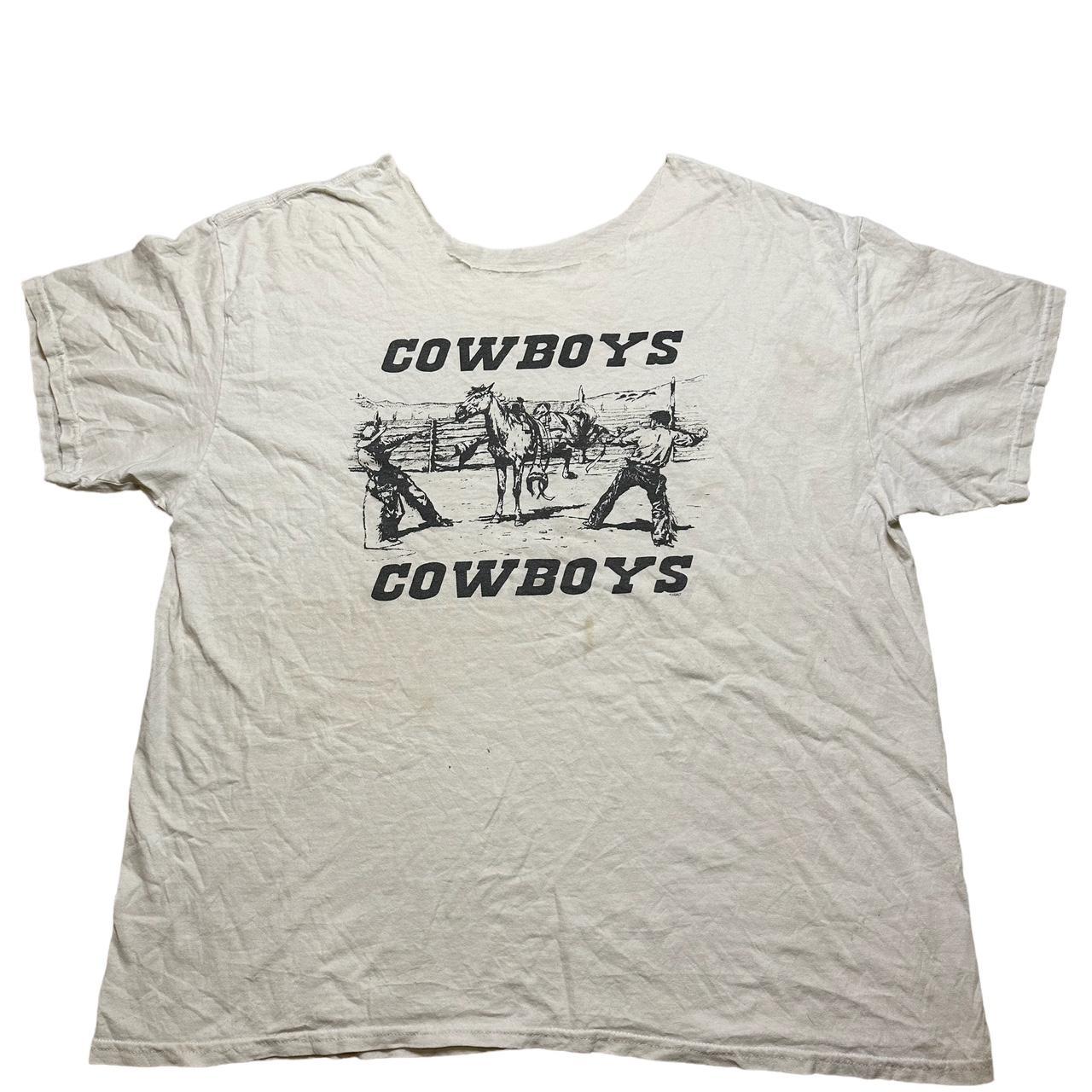 Cowboys T-shirt 🐎 Men Size: M-L Delivery 3-5 days... - Depop