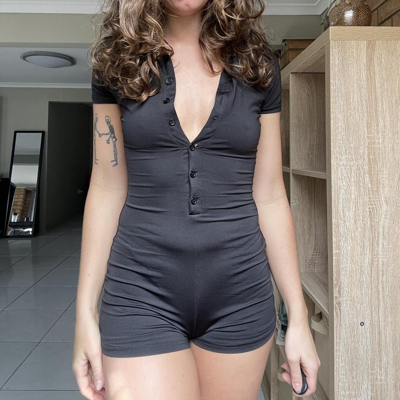 Sexy black romper, I just don’t get any wear out of... - Depop