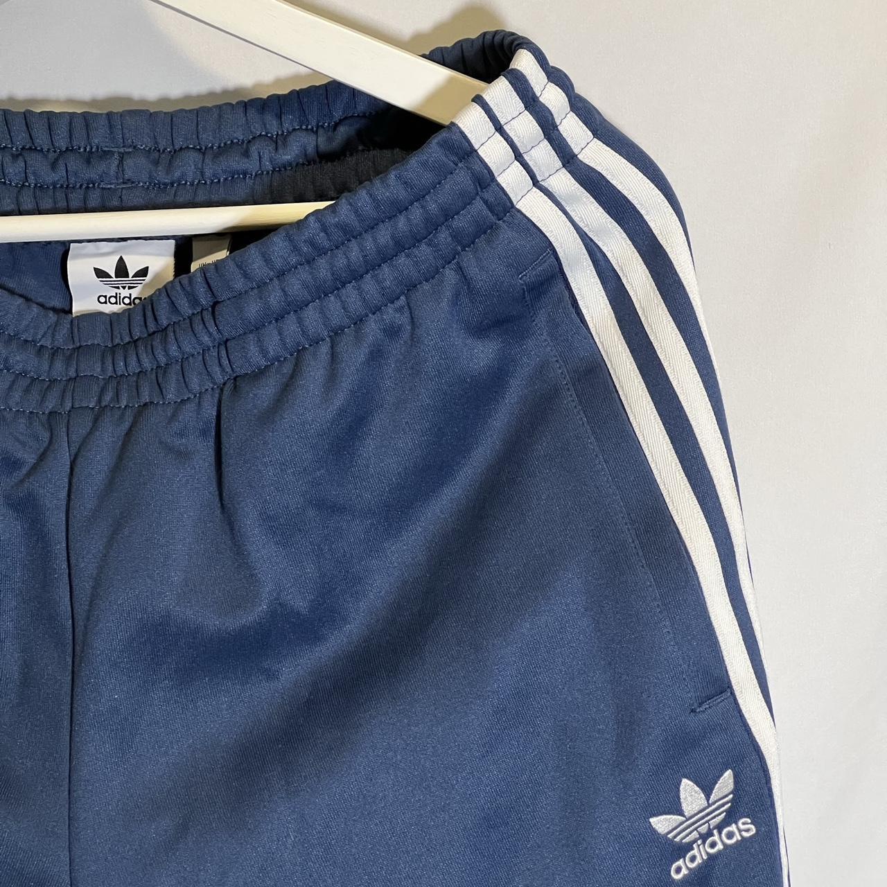 Adidas Blue Jogger Sweatpants Sz M With zipper... - Depop