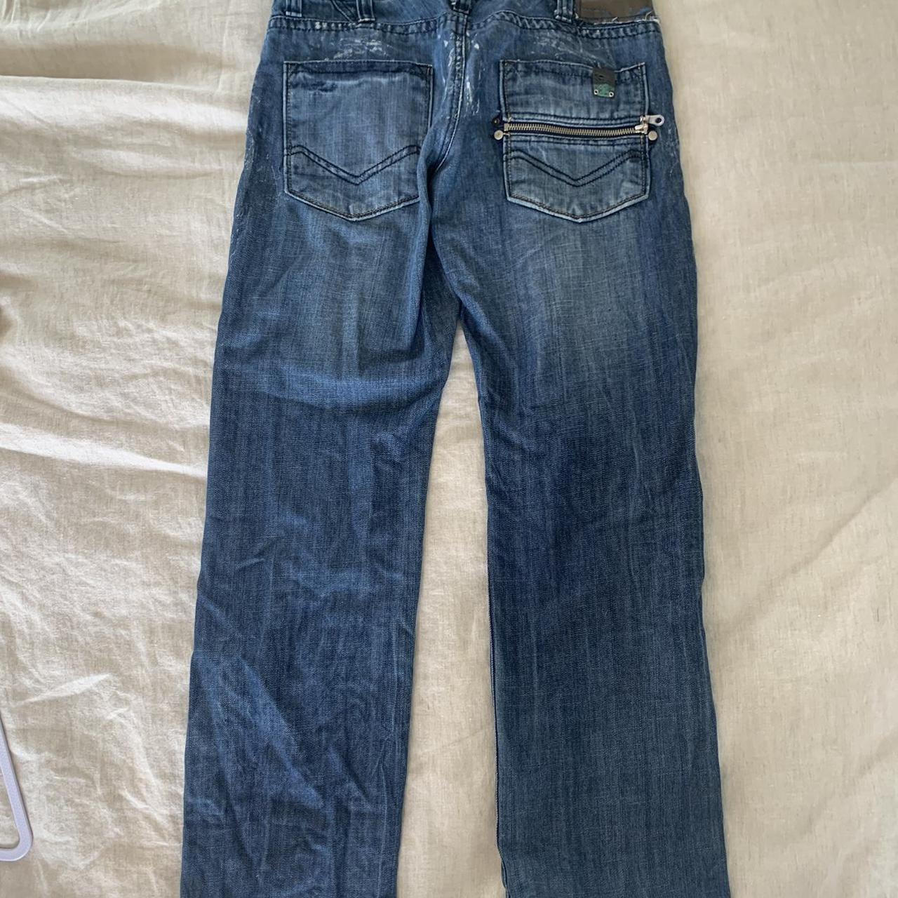 Vintage low rise women’s jeans W32 l34 Y2K - Depop