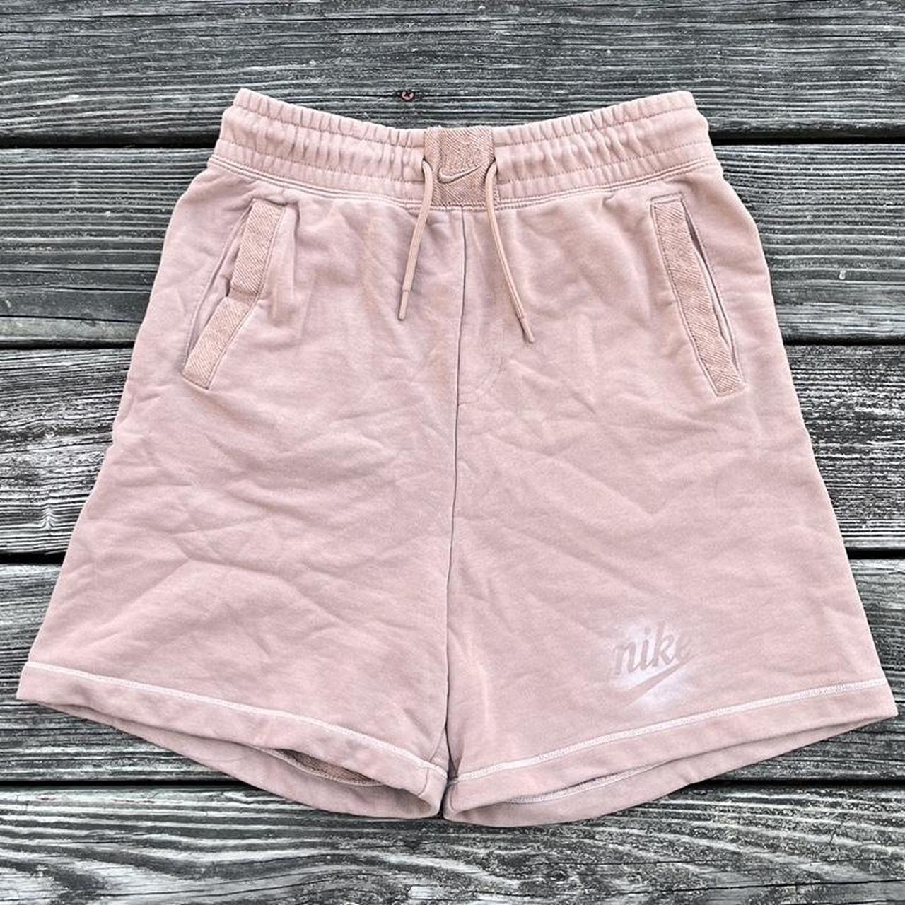 Pink nike cotton shorts deals