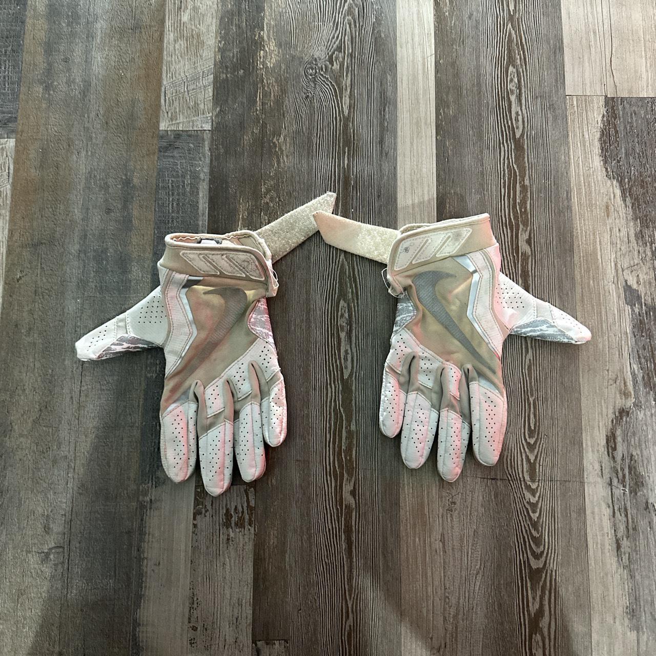 Brand new off-white football gloves - Depop