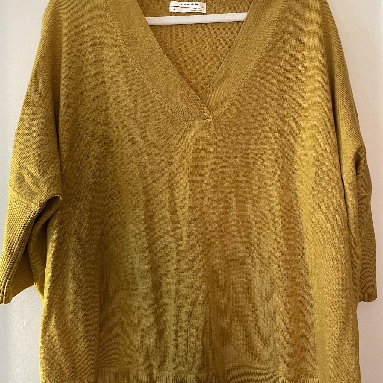 Anthropologie hot sale mustard sweater