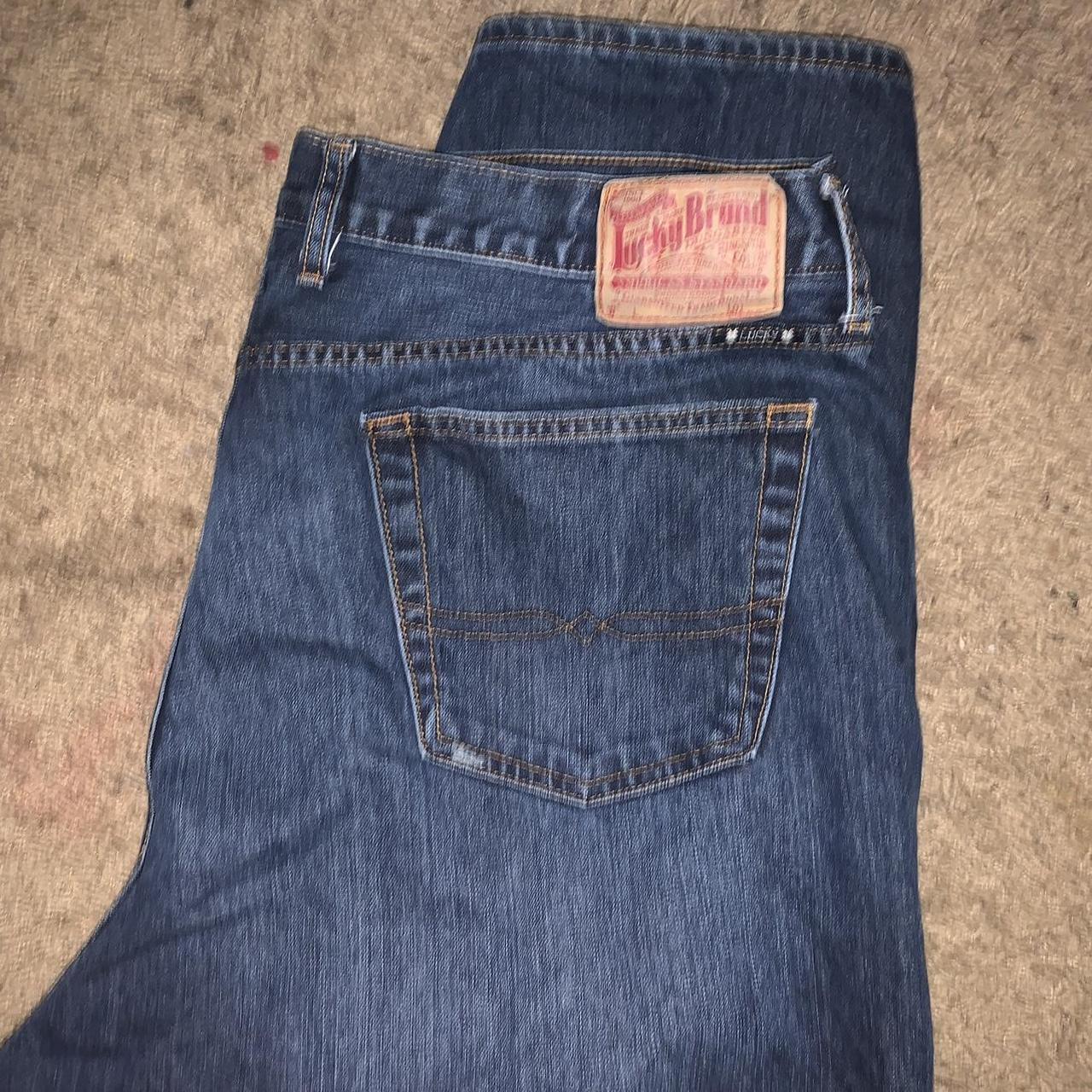 Lucky Brand Men's Blue Jeans | Depop