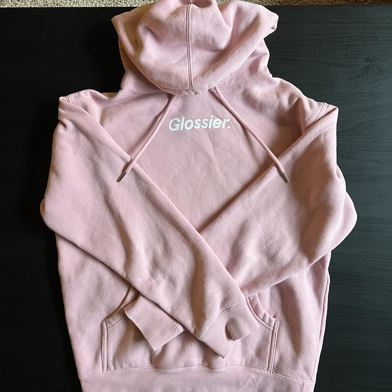 Pink Glossier Sweatshirt - Size XS #glossier... - Depop