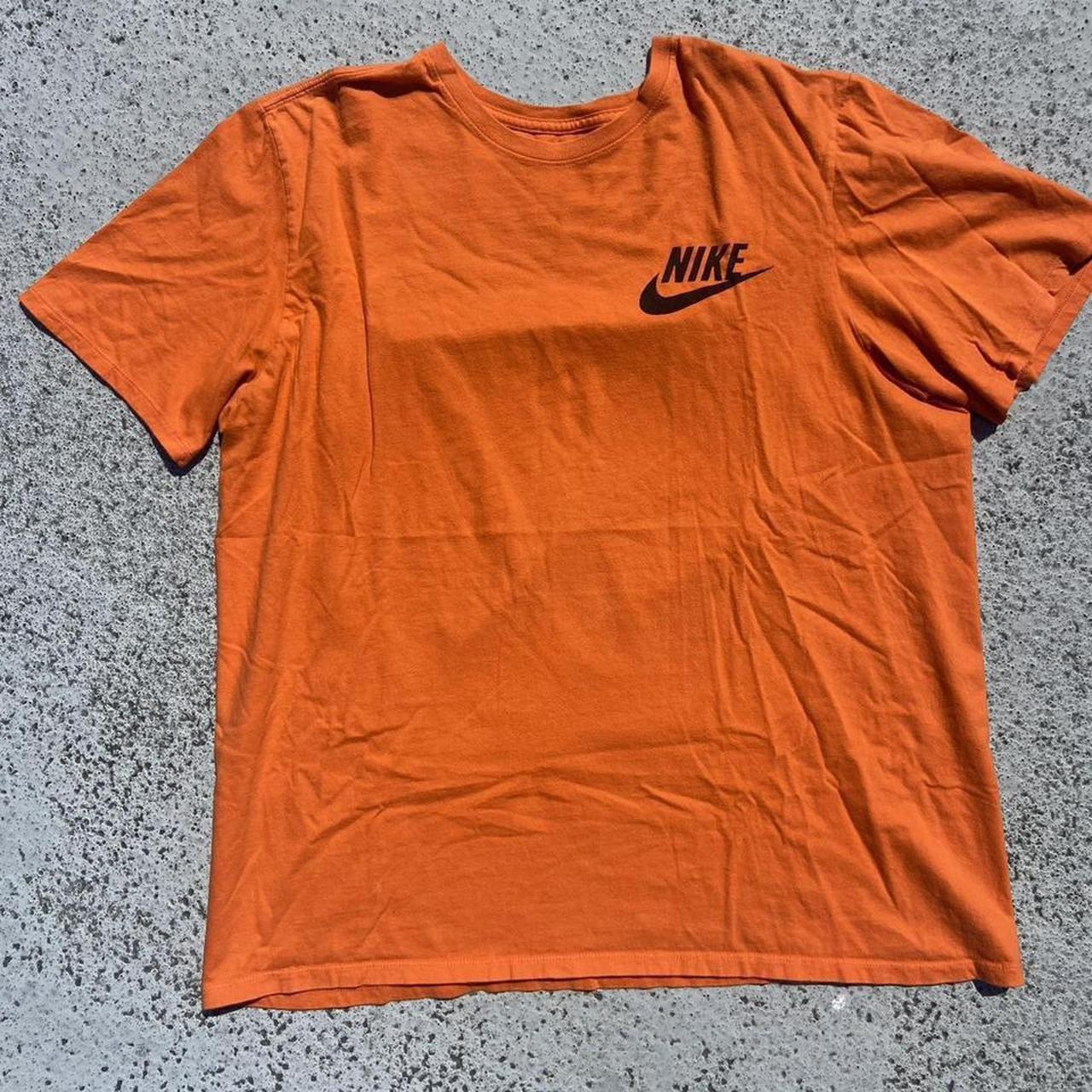 mens nike orange shirt
