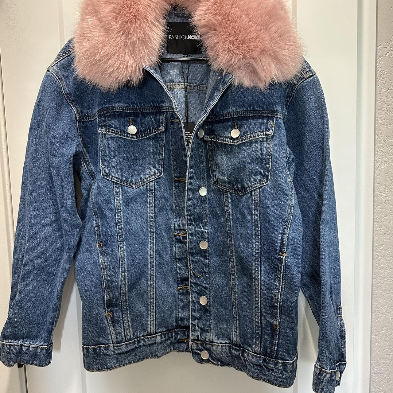 Fashion nova jean 2024 jacket with fur