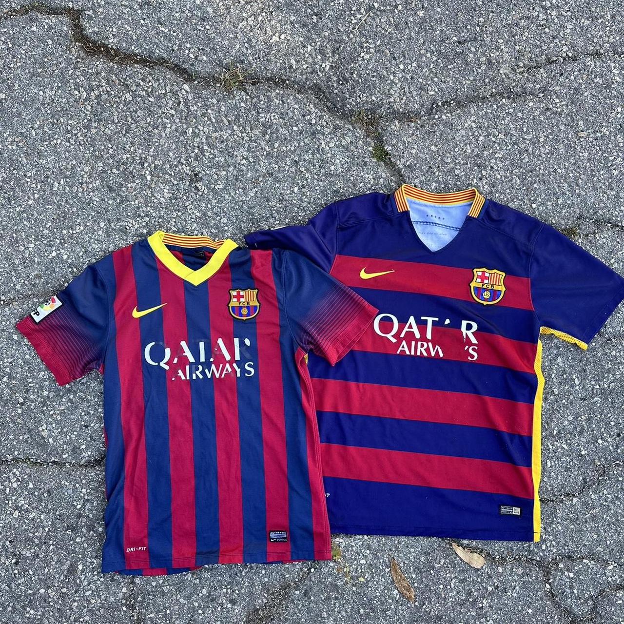 Nike Barcelona Jersey - Size M for both ( 10$ for... - Depop