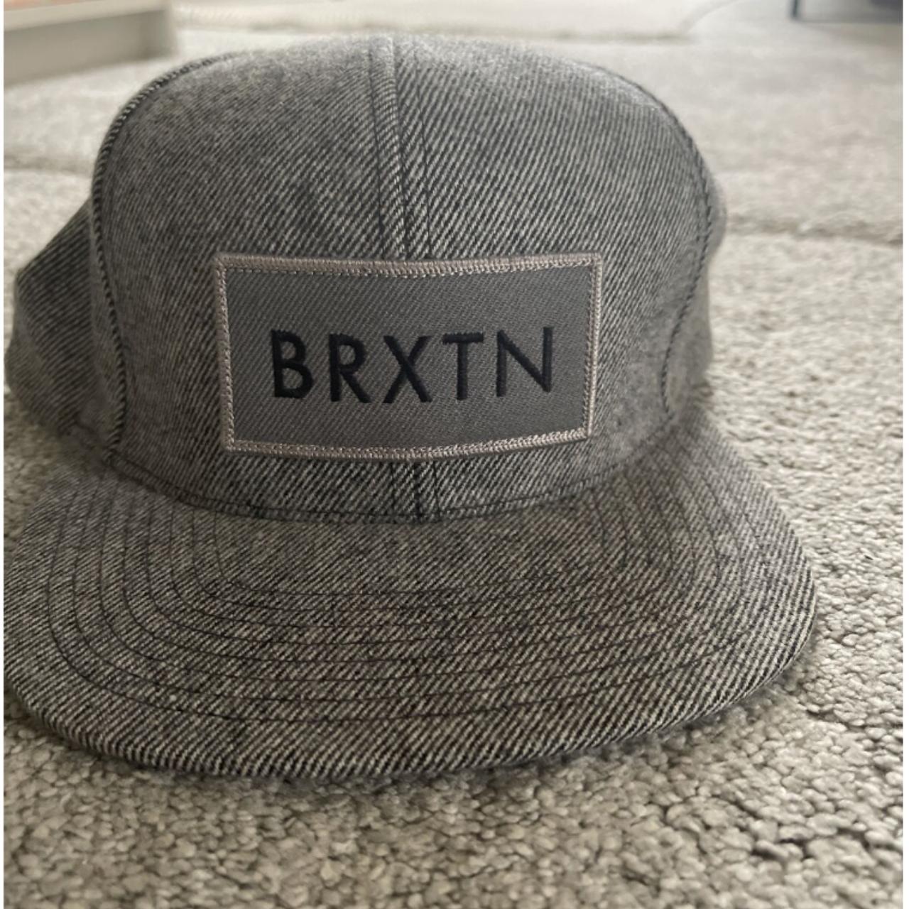 BRIXTON BRXTN Grey Snapback Cap (One Size) -... - Depop