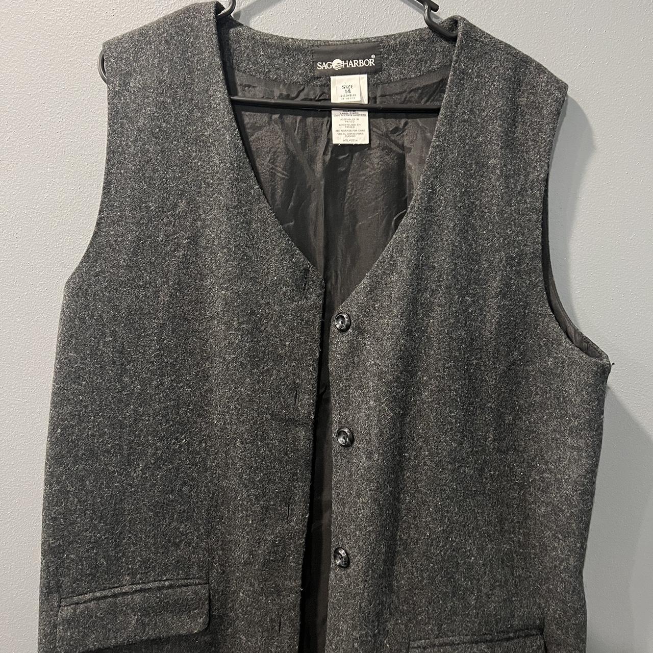 Sag Harbor Womens Grey Waistcoats Vests Depop