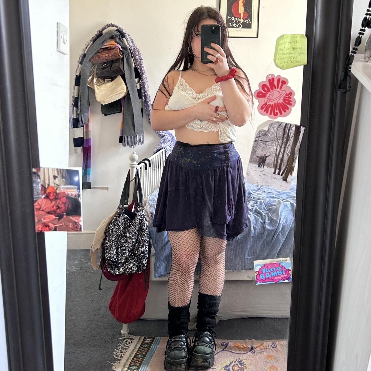 90s Diesel grunge mini skirt! Love! Fits like a small - Depop