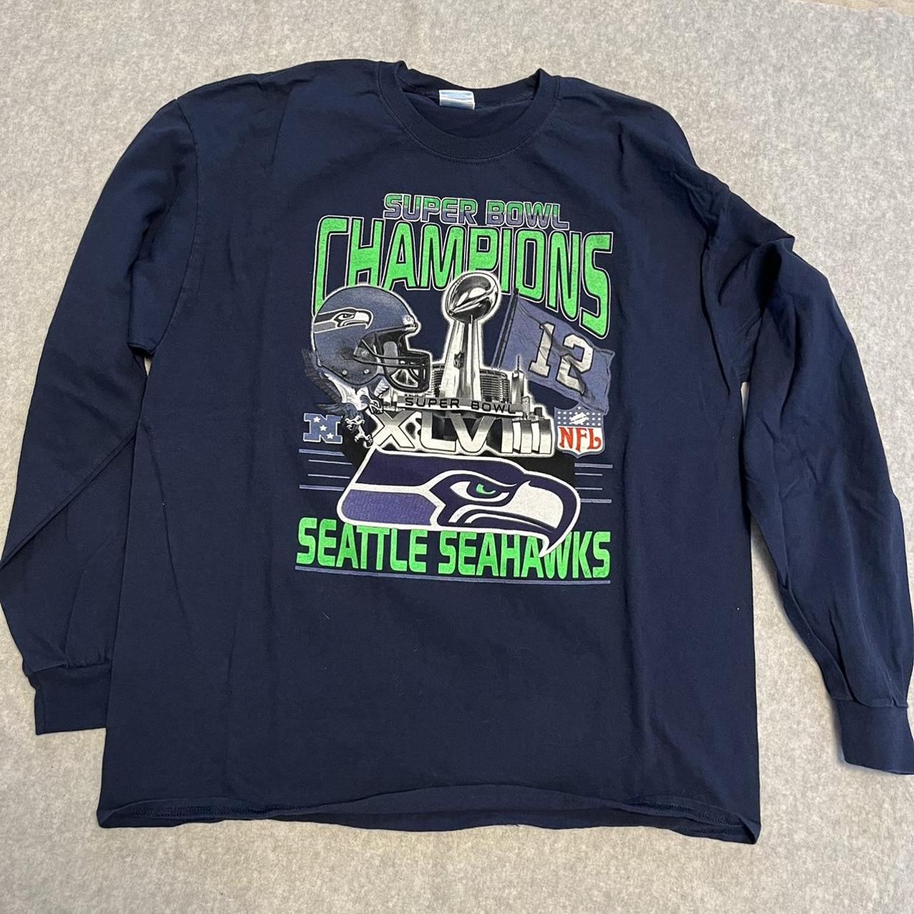 Seattle Seahawks t-shirt - men's large - Depop