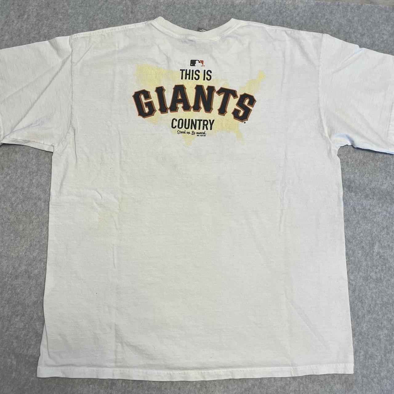 SF Giants Nike tee Mens L - sun bleached #nike - Depop