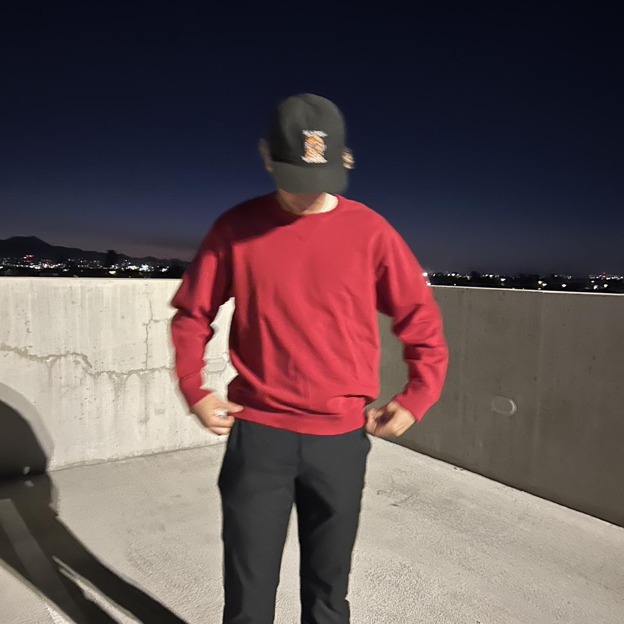 St. John's Bay Men's Red Sweatshirt | Depop