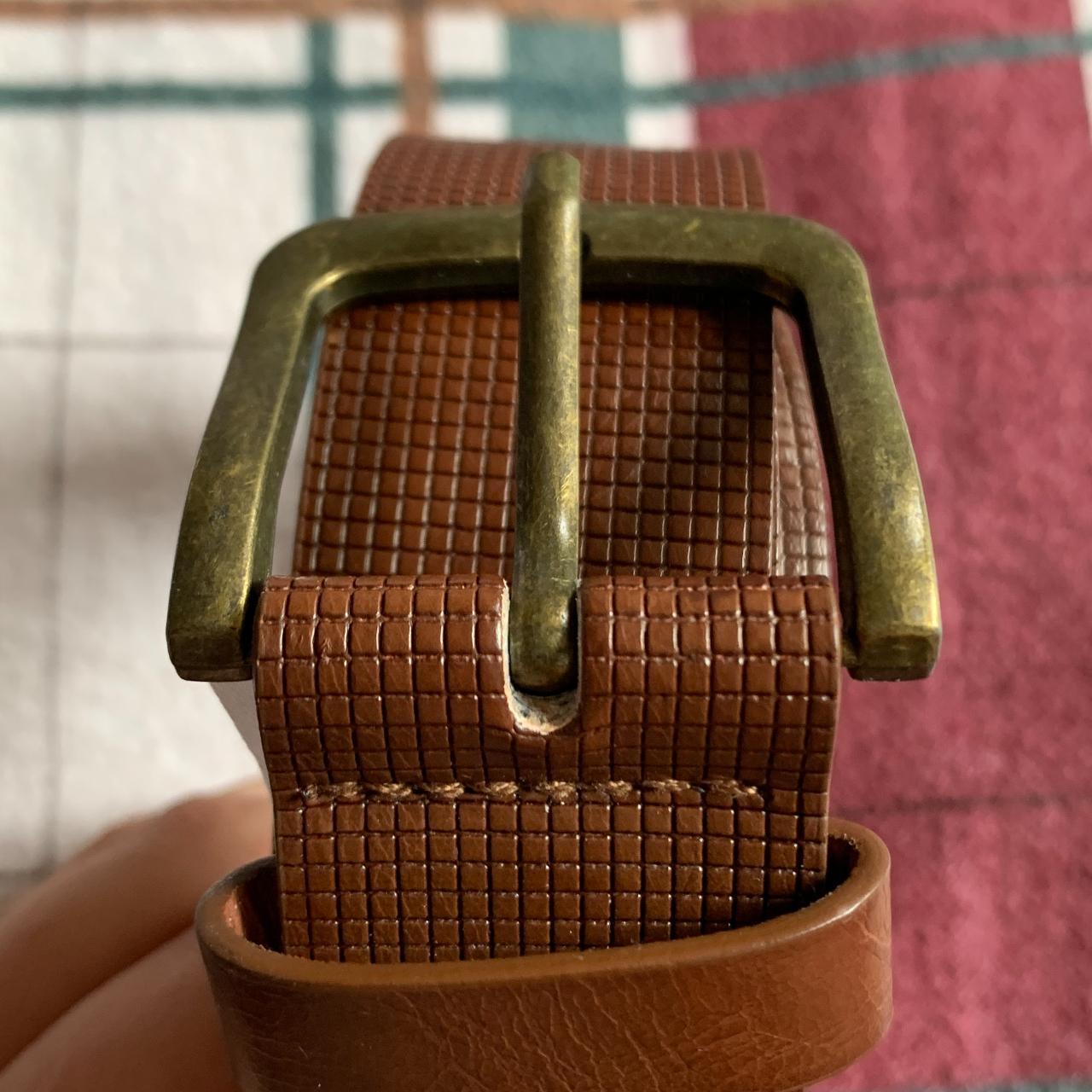 Smart mens brown PU belt from Primark, size XL. The... - Depop