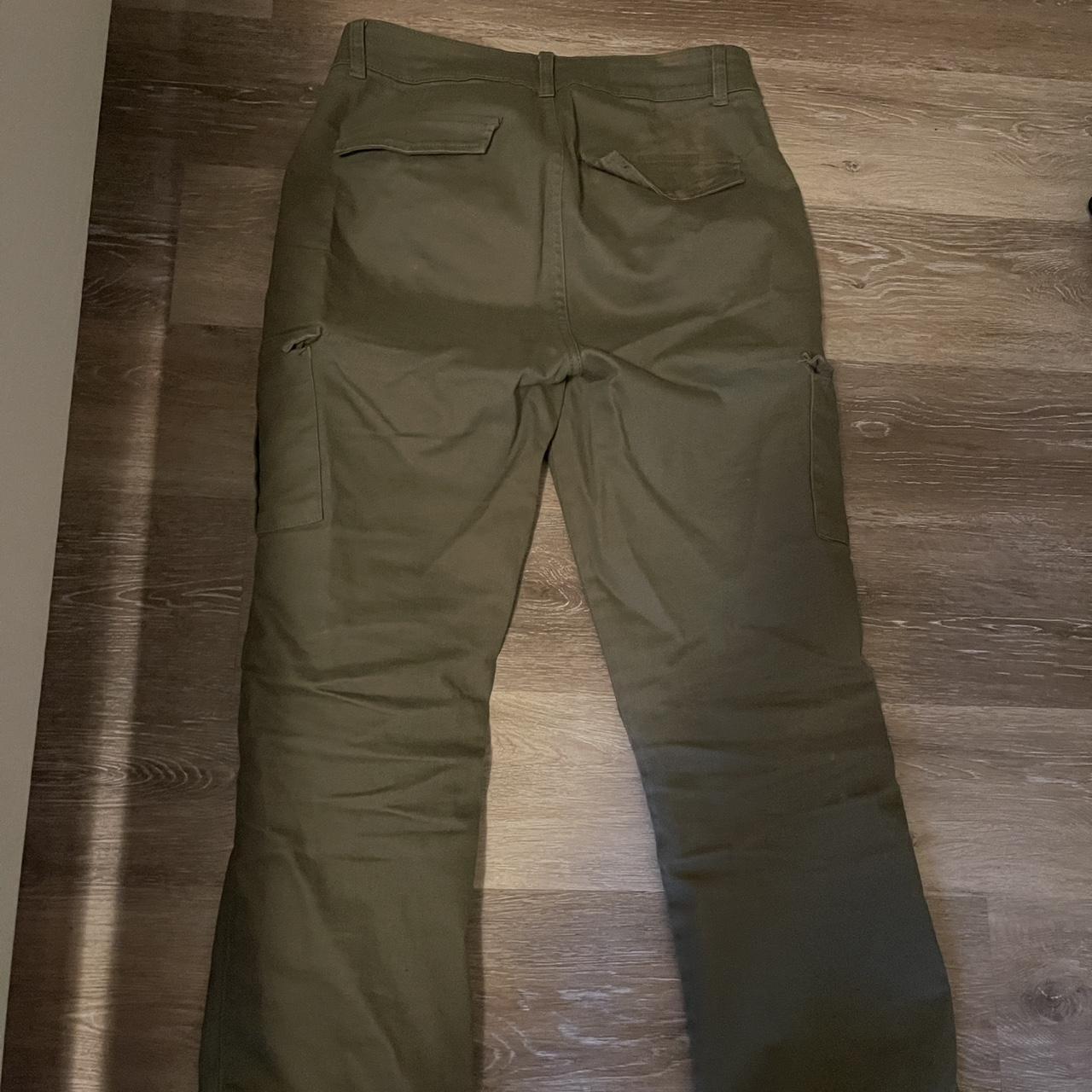 Green VIP JEANS cargo pants Size 13/14 Depop