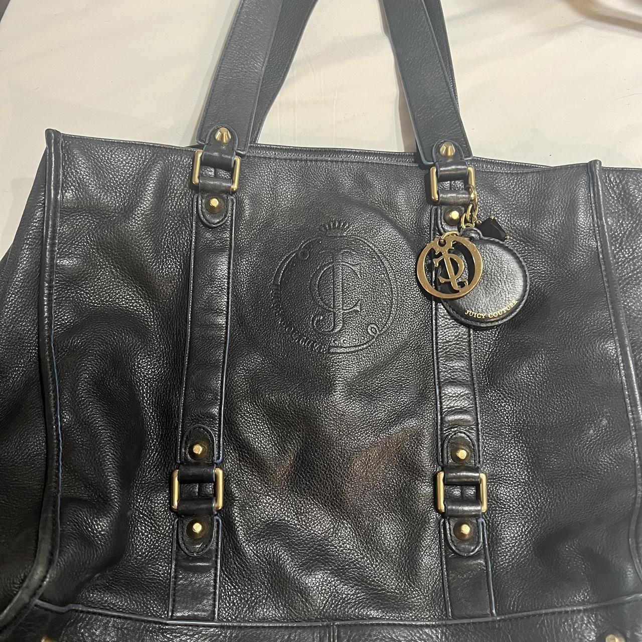 Juicy Couture Black Leather Y2K Gold Tone Chains Shoulder Bag Purse with  Heart Charm, Women's Fashion, Bags & Wallets, Shoulder Bags on Carousell