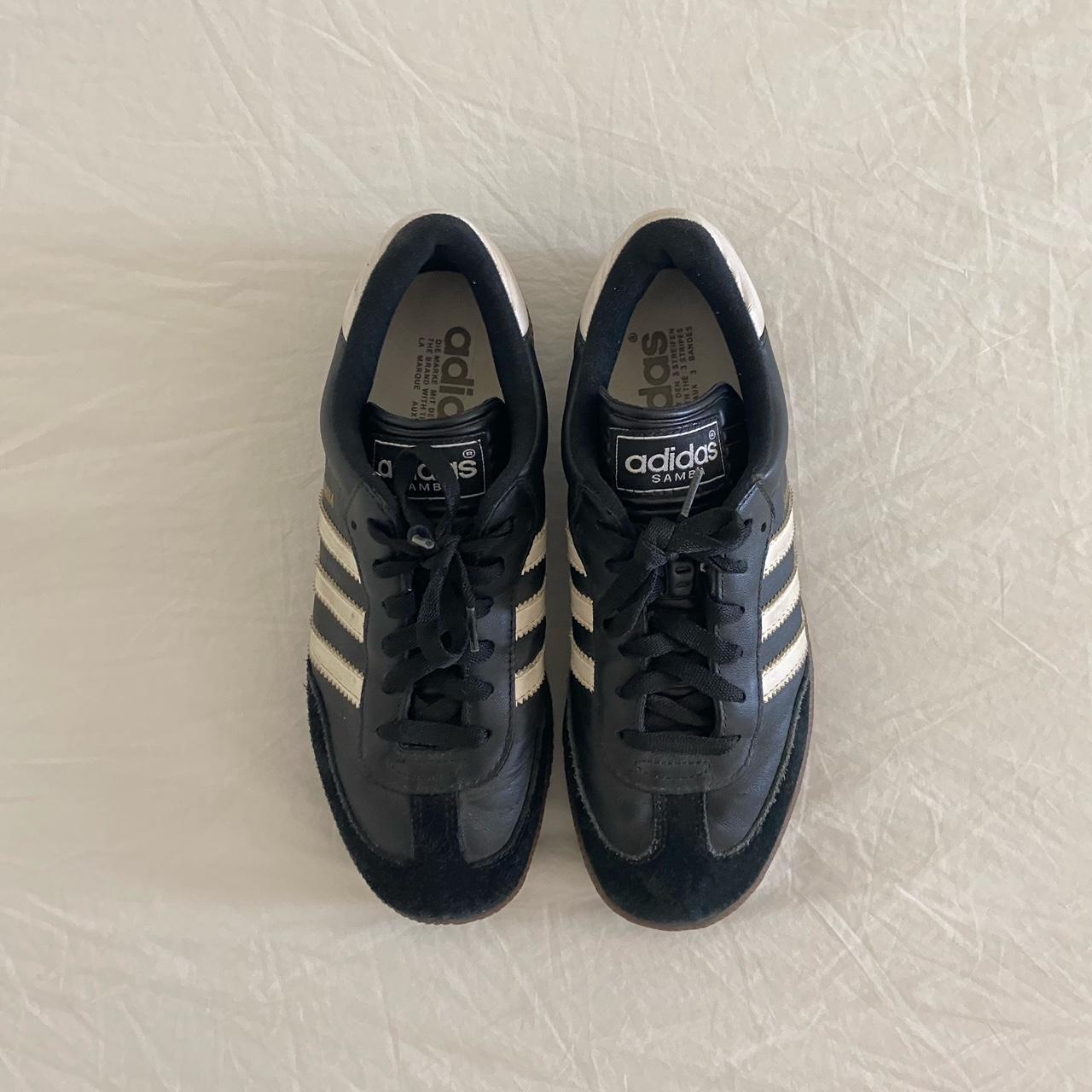 adidas sambas. they have some wear and creasing... - Depop