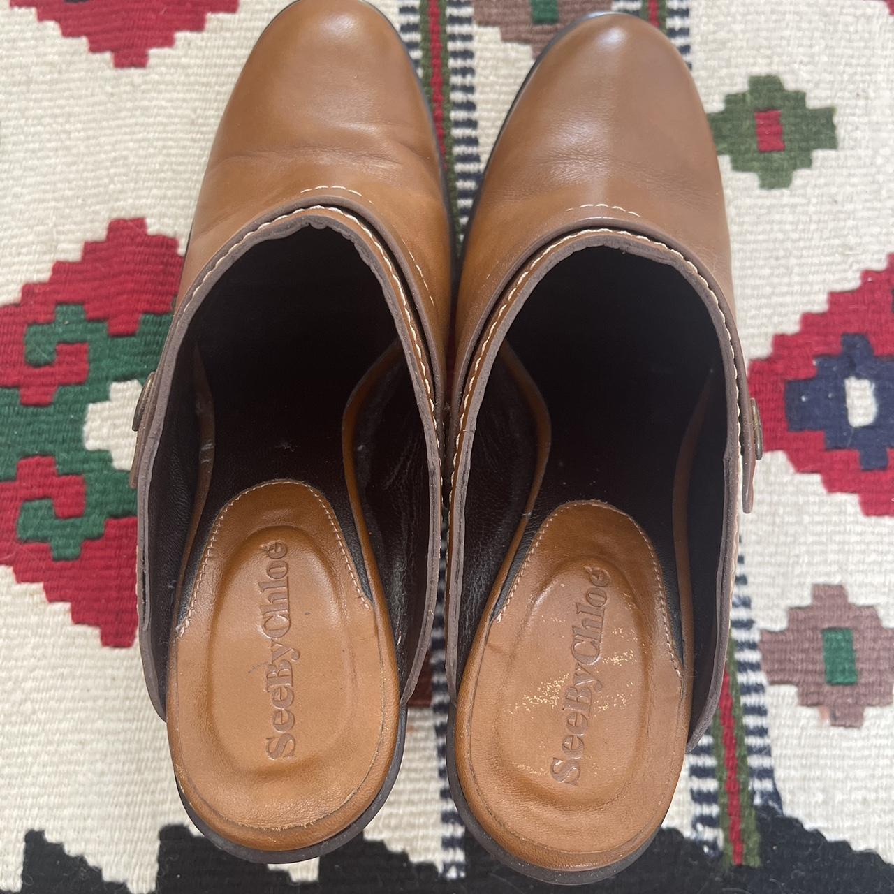 See by Chloé Women's Brown Mules | Depop