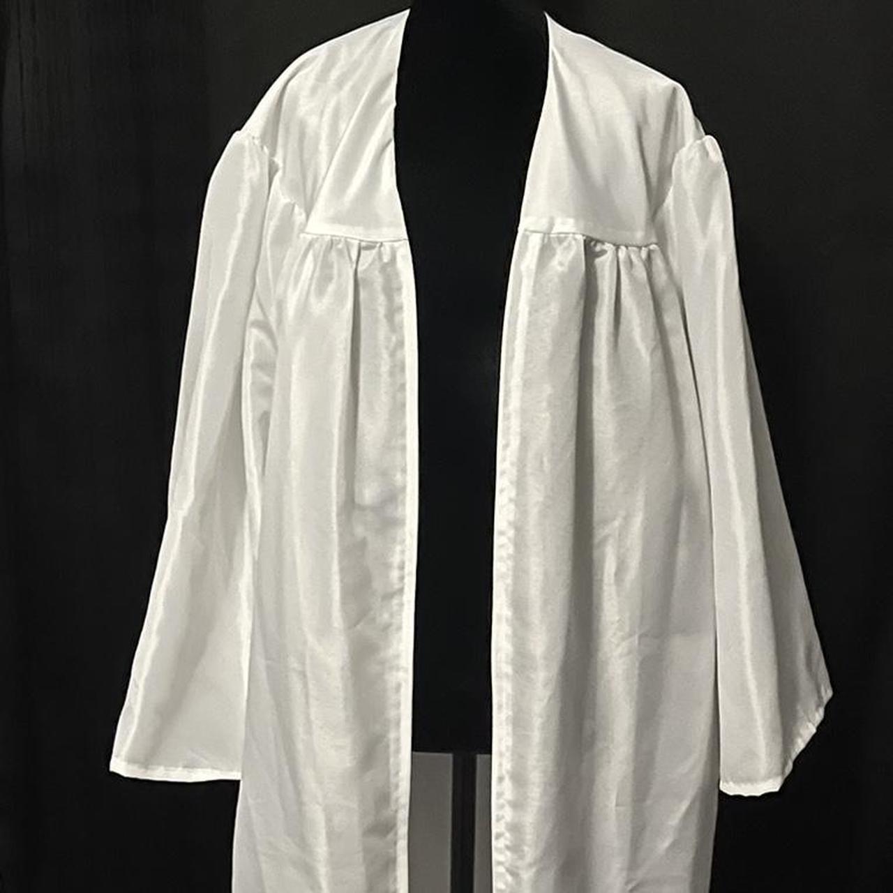 White Graduation Gown - Depop
