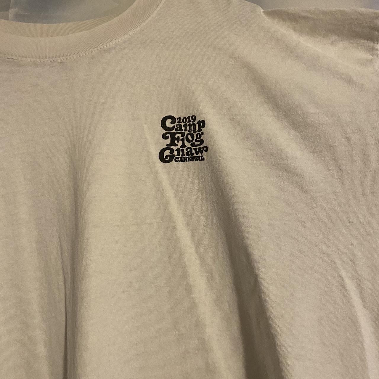 Camp Flog Gnaw X Girls Don’t Cry tee Stain on back... - Depop