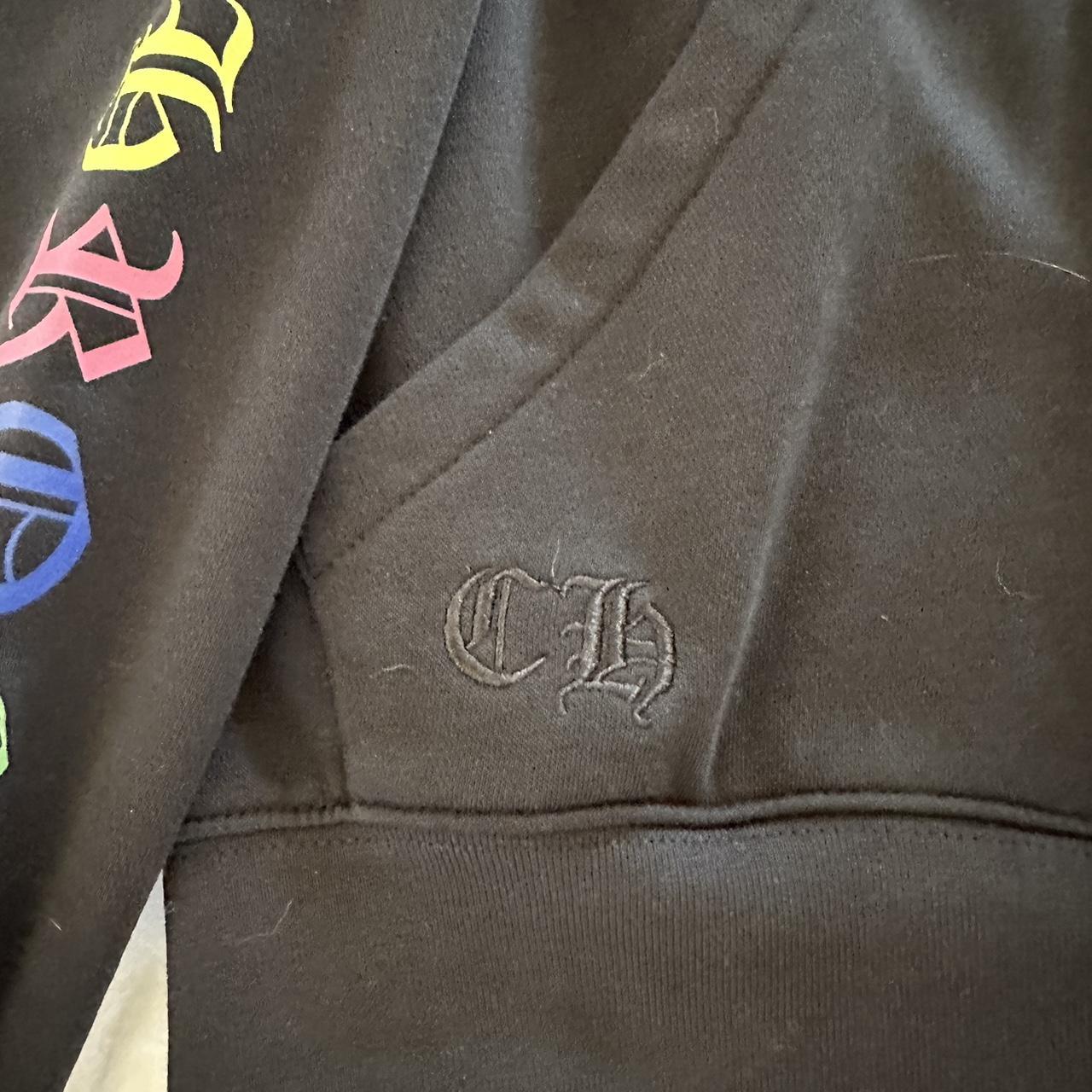 Chrome Hearts colorful cross hoodie Such a... - Depop