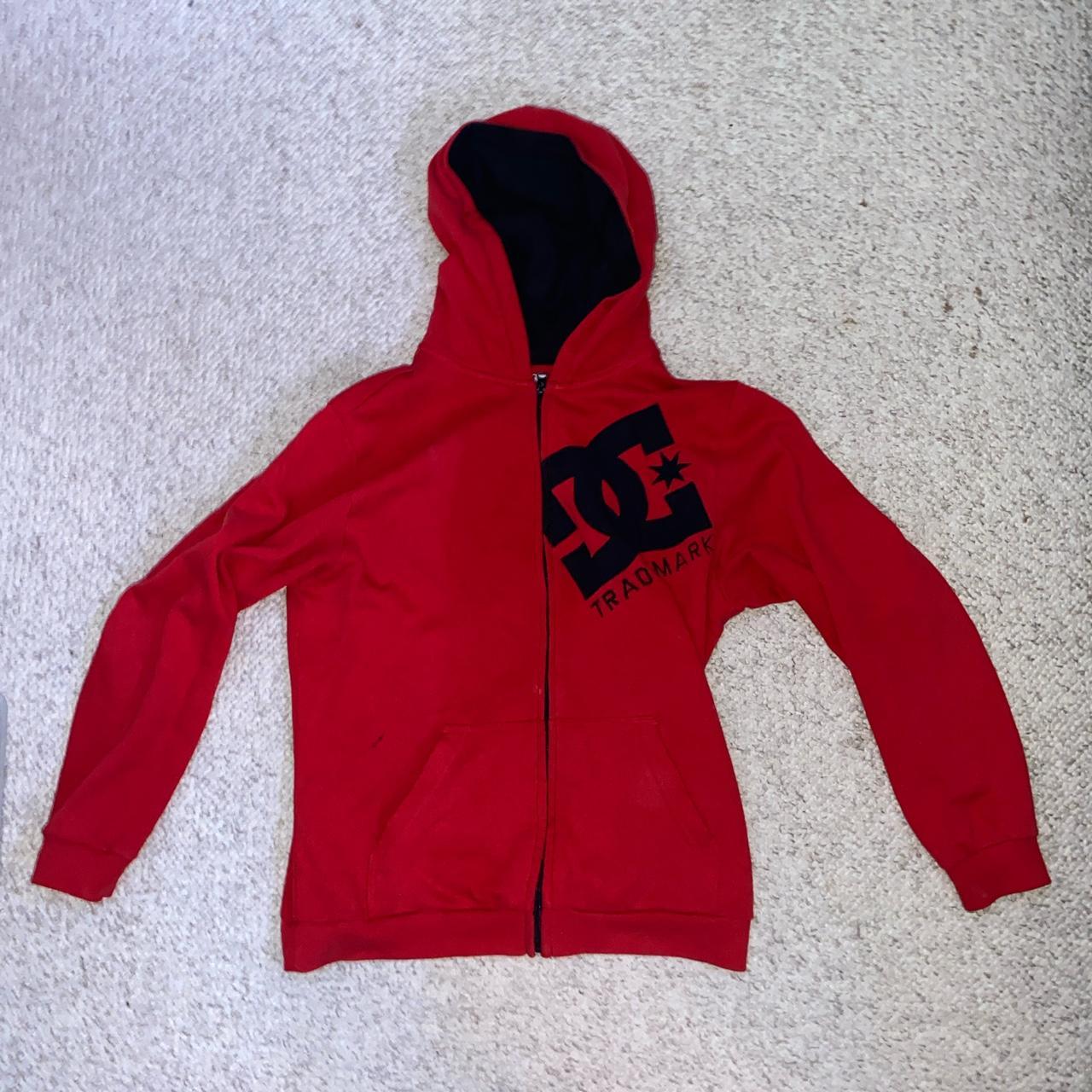 DC Shoes Men's Red Hoodie