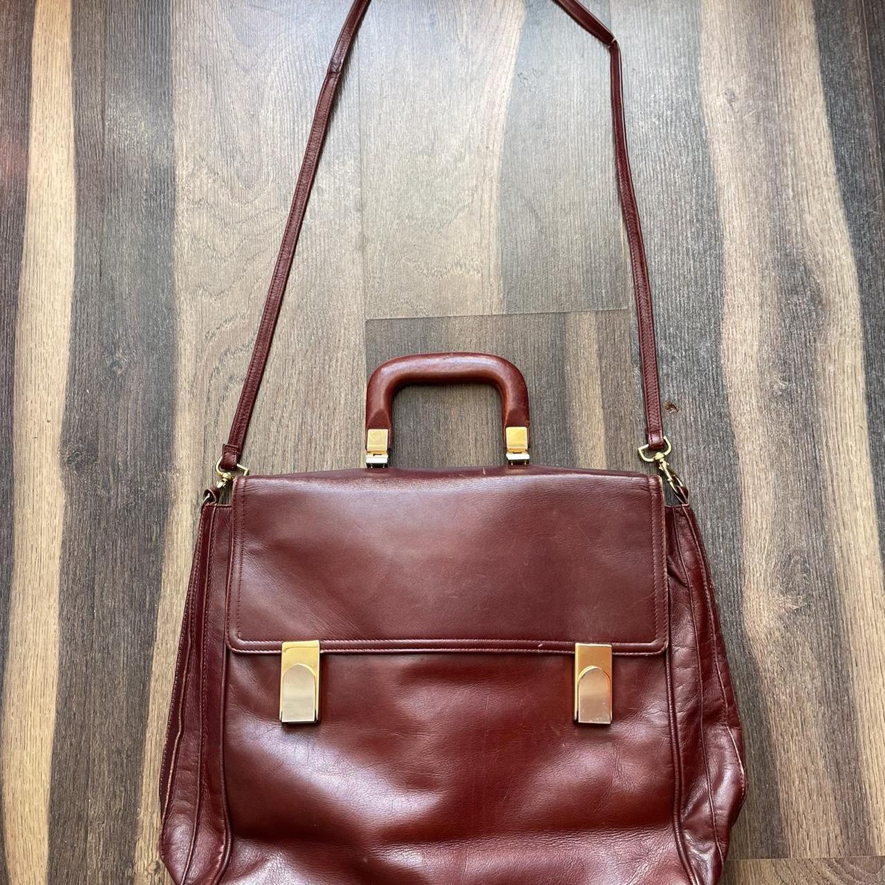 Vintage outlet Bottega Veneta Leather Satchel