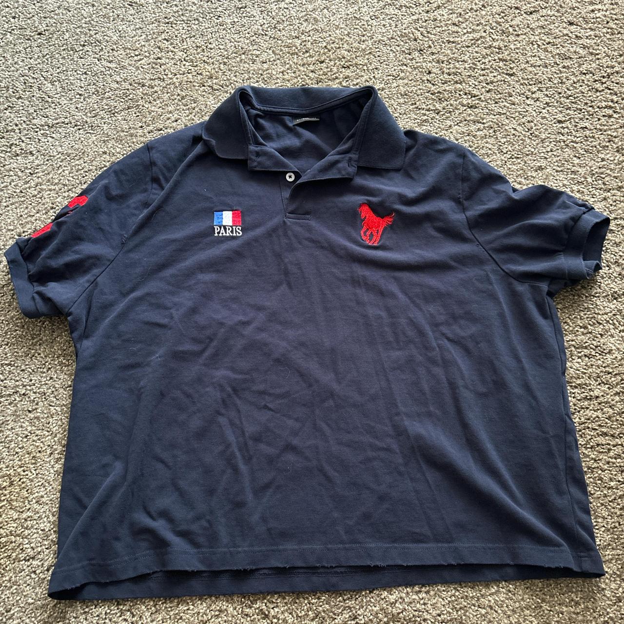New: Oversized Polo Shirt from Balenciaga Fall24 Worn effect