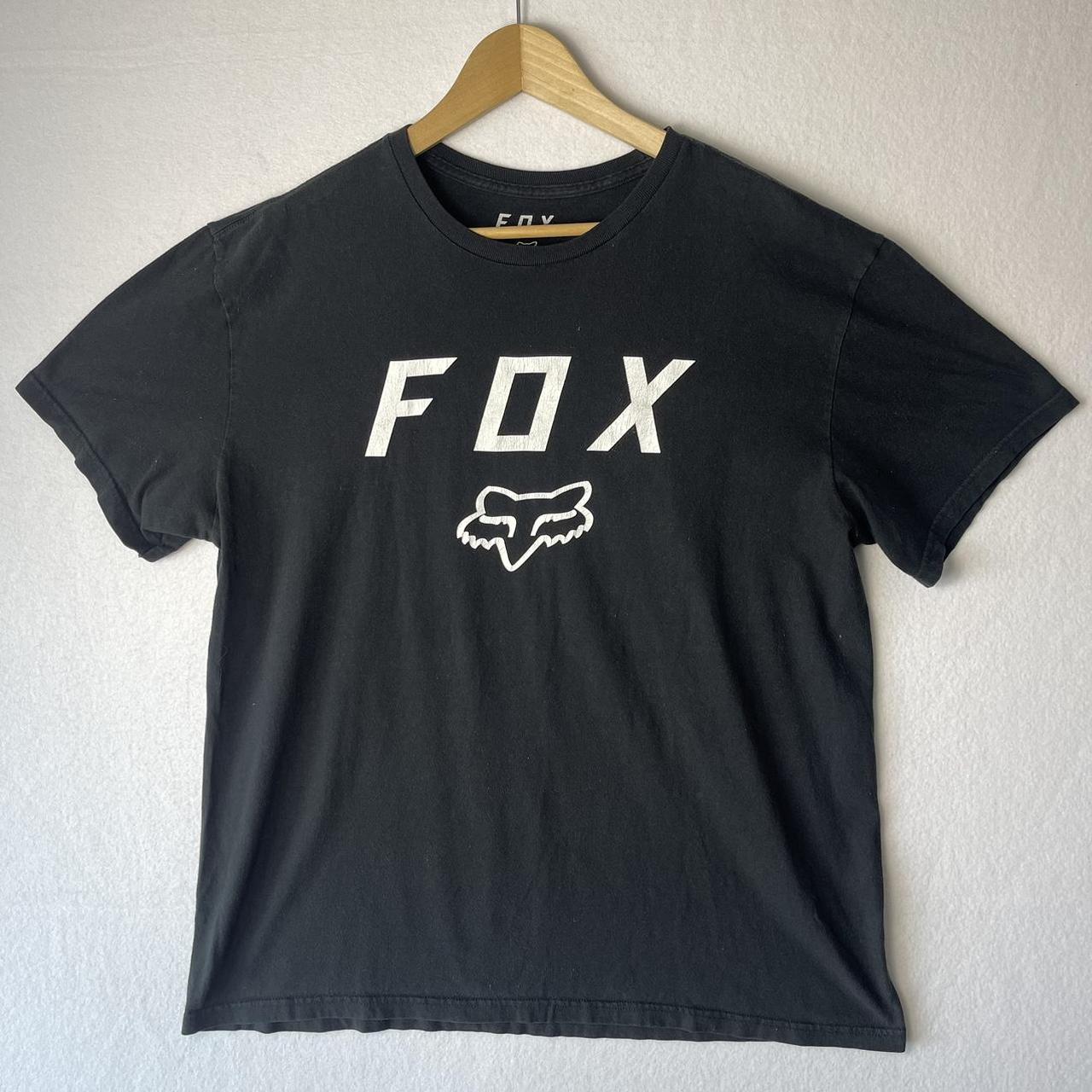 FOX Black T-Shirt, size XXXL - T-Shirt