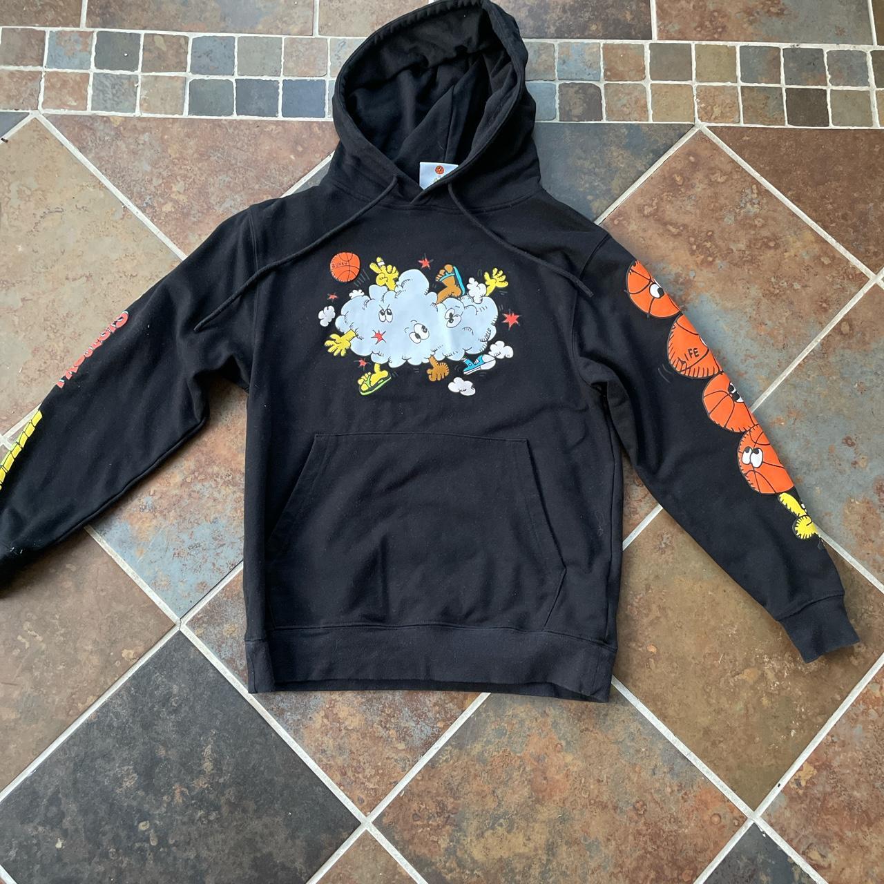 Floral Overtime Hoodie Cheap Overtime Hoodie RN#160909 Size Small