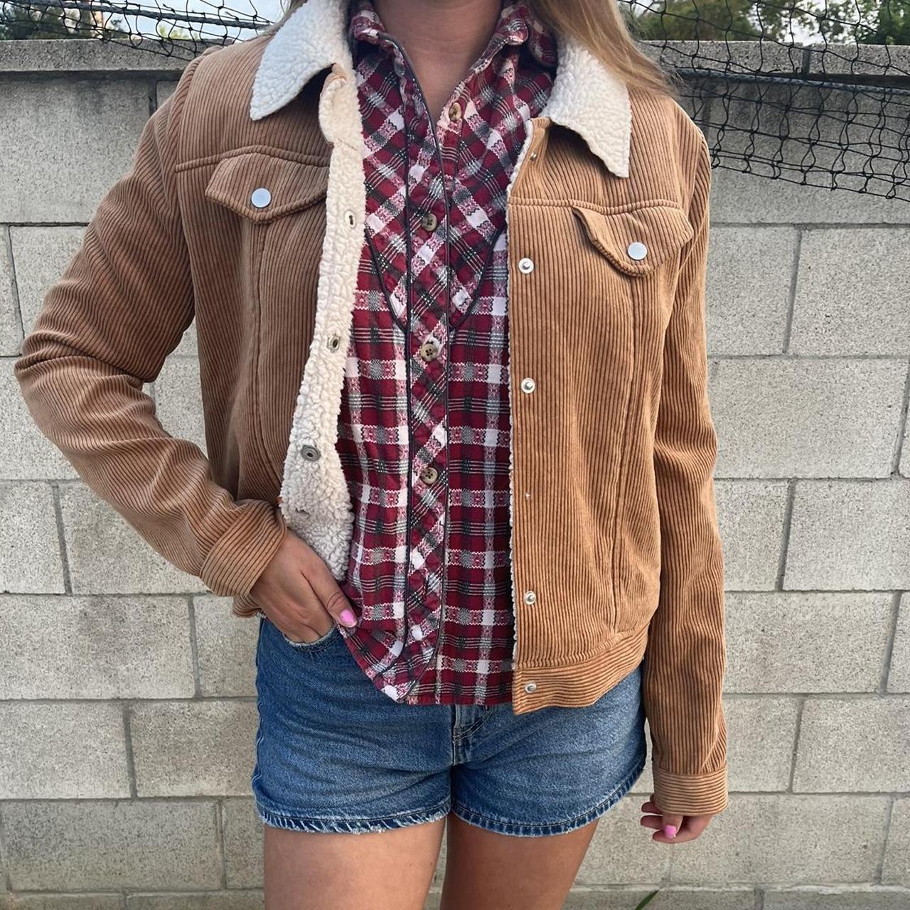Women's Tan Jacket Depop