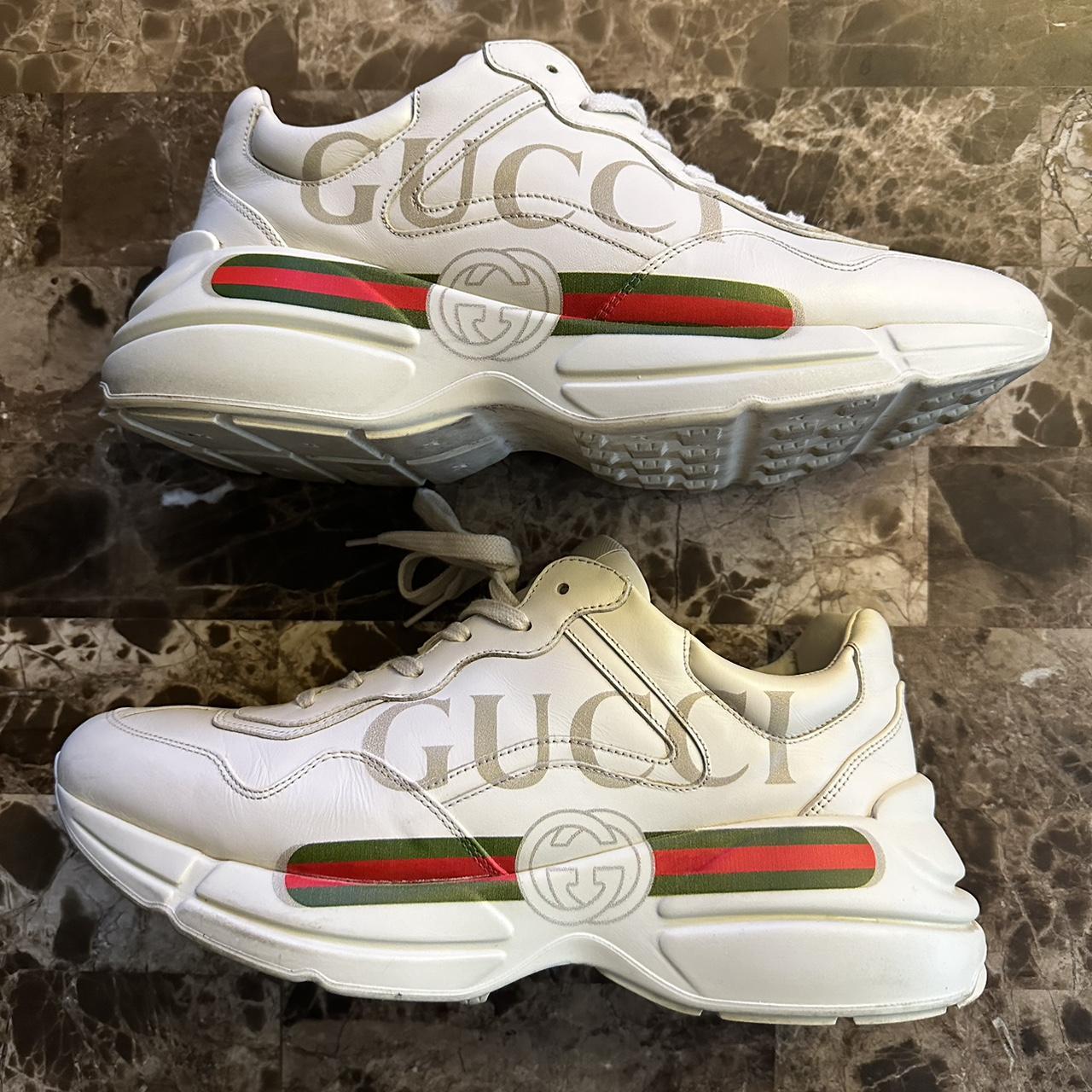 MENS GUCCI RHYTON SNEAKERS COMES WITH DUST BAG &... - Depop