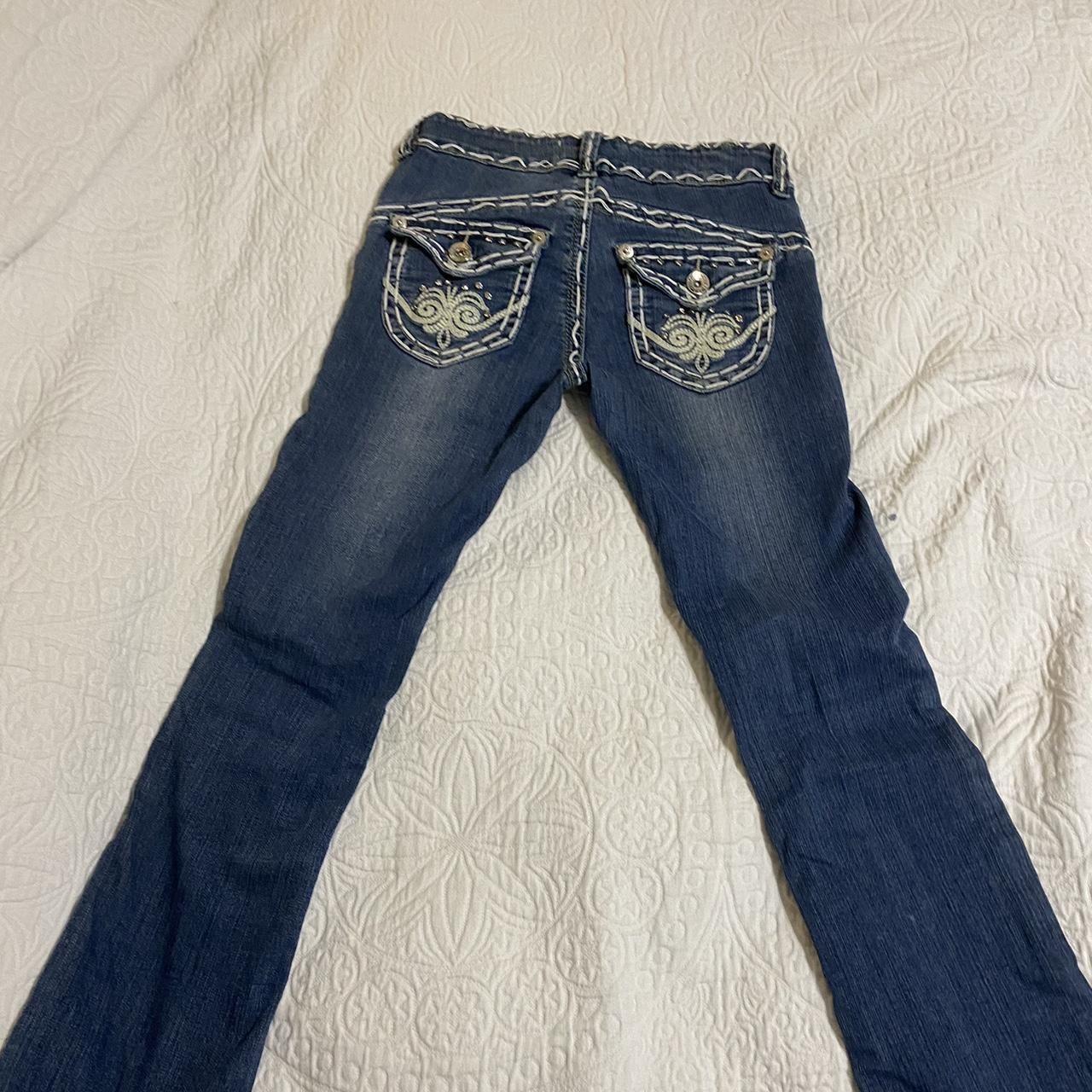 I have these old Miss Chic boot cut jeans that are... - Depop