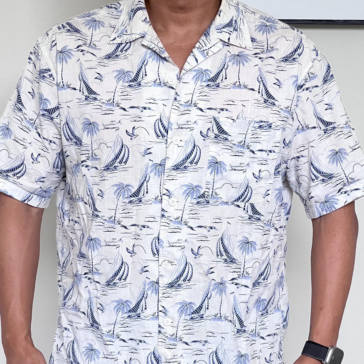 Louis Vuitton Ss21 summer hawaiian shirt designed by - Depop
