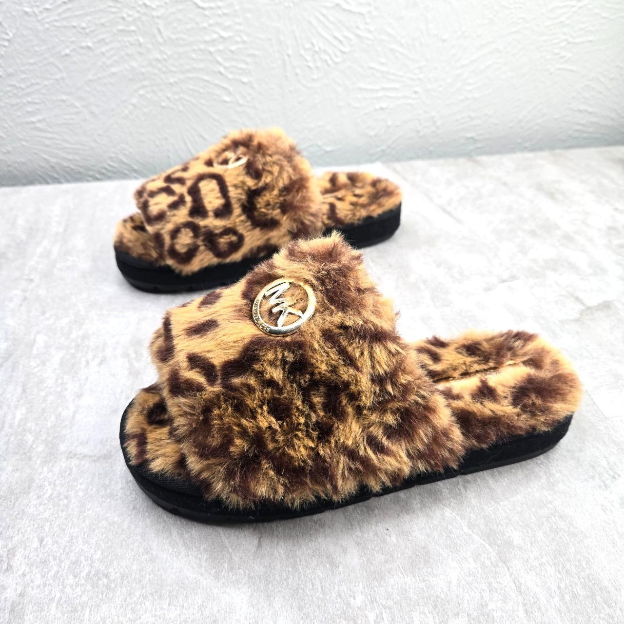 Michael kors cheetah slippers online