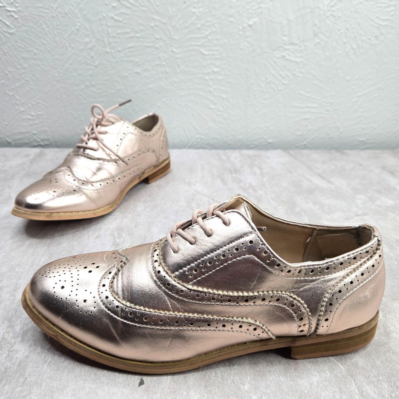 ROSE GOLD phlegmy DERBIES