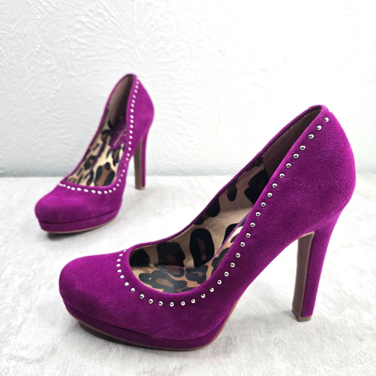 Jessica Simpson Studded Stiletto High Heels Purple. Depop