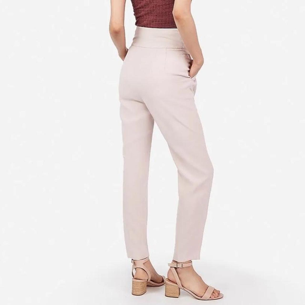 EXPRESS High Waisted Paperbag Ankle Pant