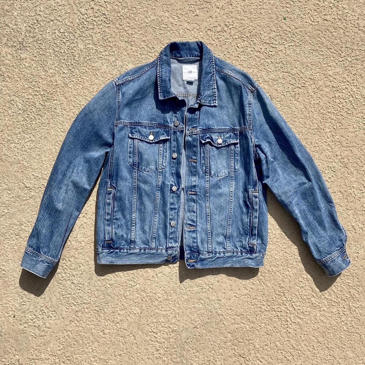 H&M Men's Blue Jacket Depop