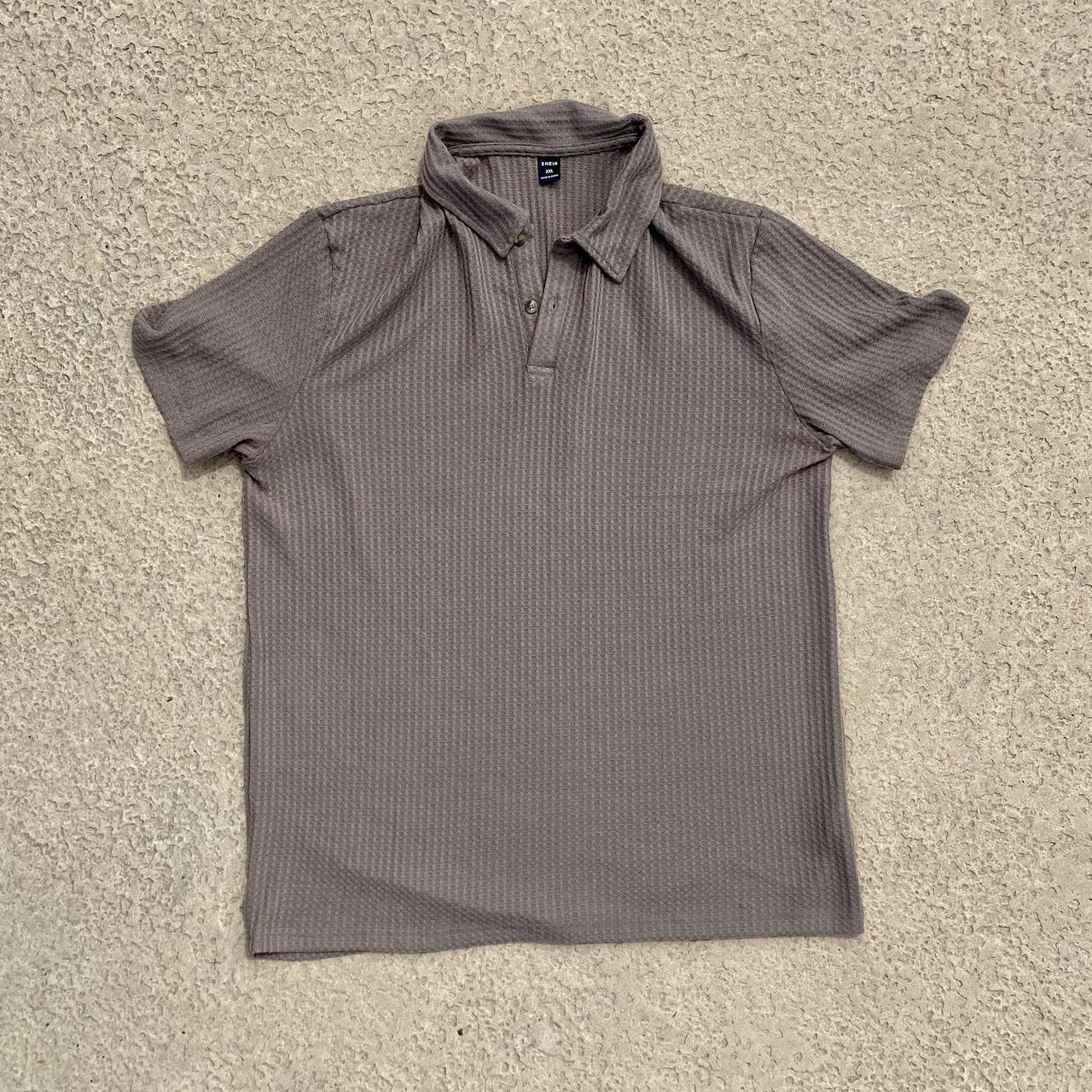 SHEIN Men's Brown and Tan Polo-shirts | Depop