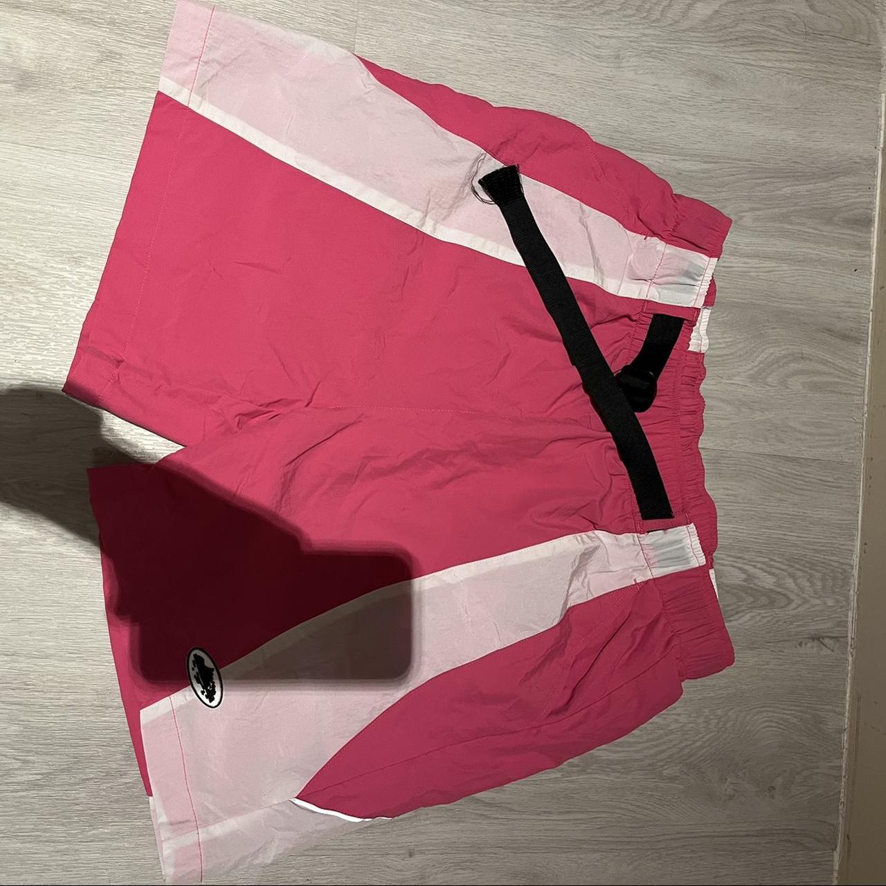 Corteiz Men's Pink Shorts | Depop