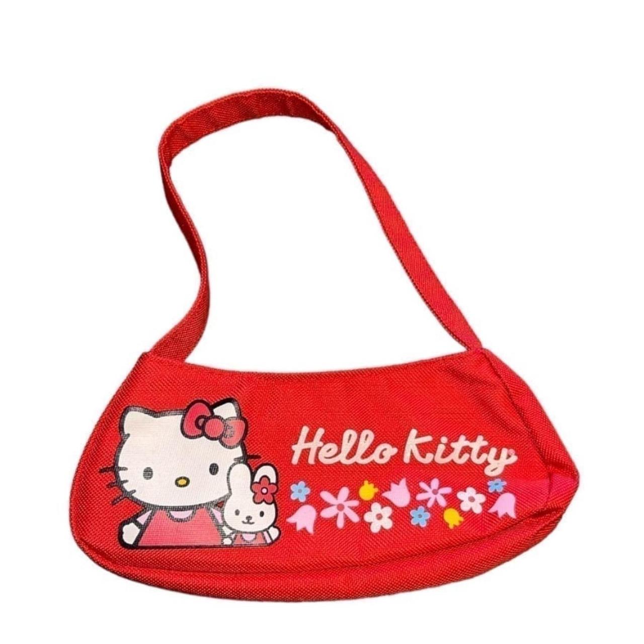 VINTAGE SANRIO HELLO KITTY RED BAG PURSE POCKETBOOK NEW popular WITH TAGS