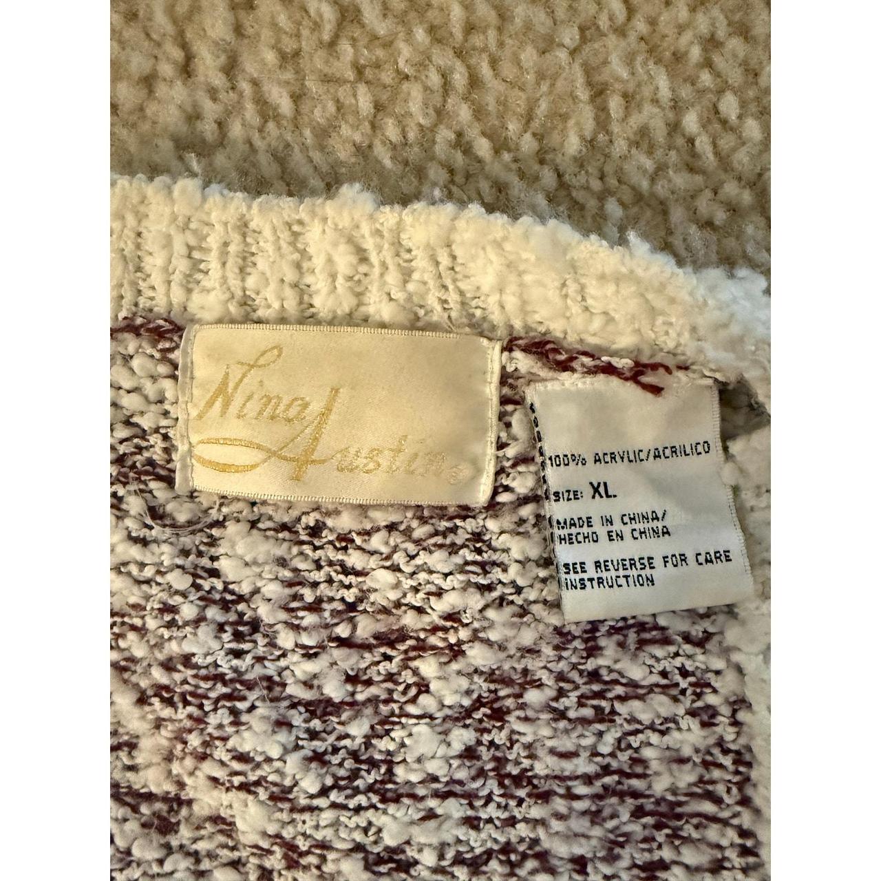 Source Unknown Women's Sweater - Cream - XL – Acr… - image 4