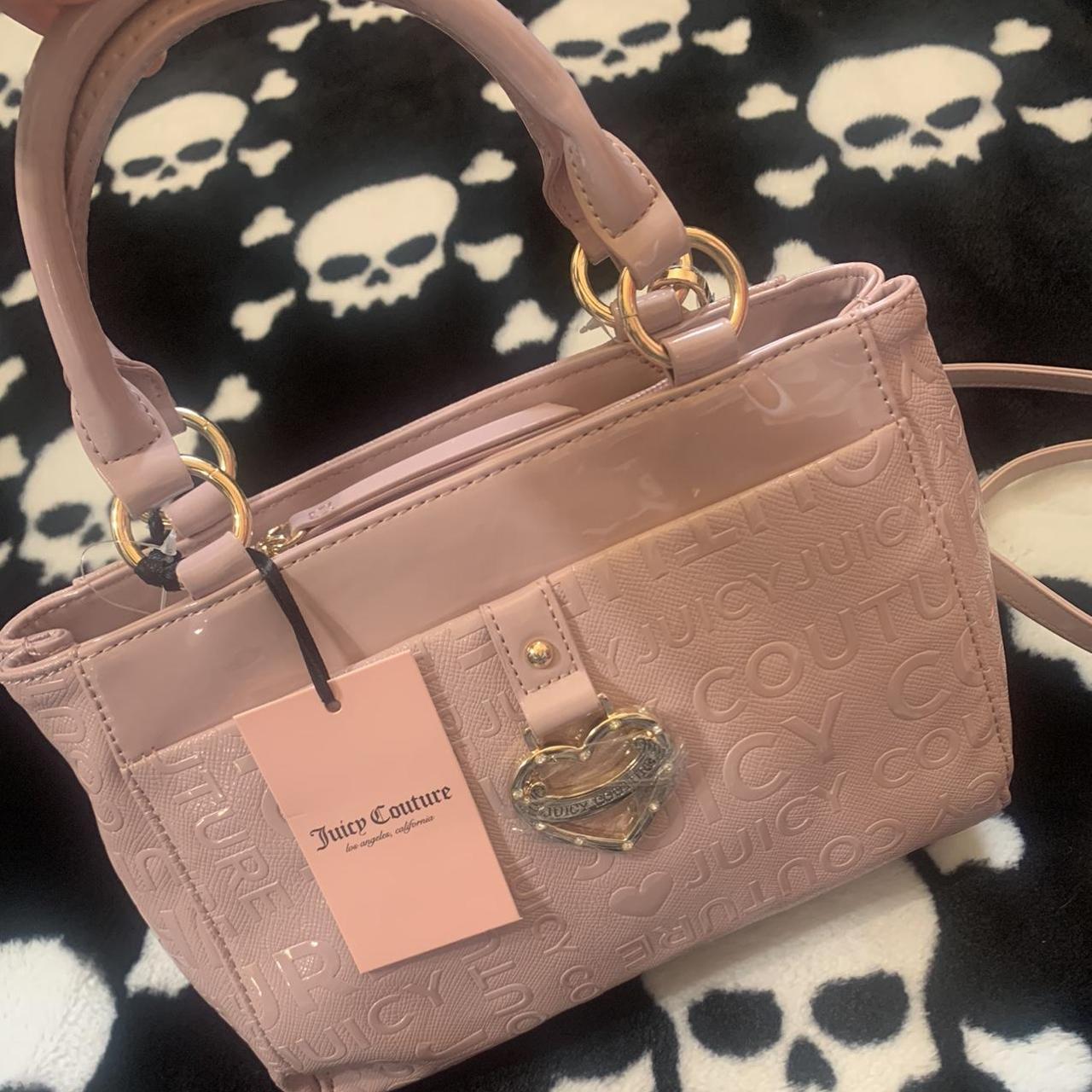 Juicy Couture Pink Big Bag Purse Crossbody straps and Shoulder Bag