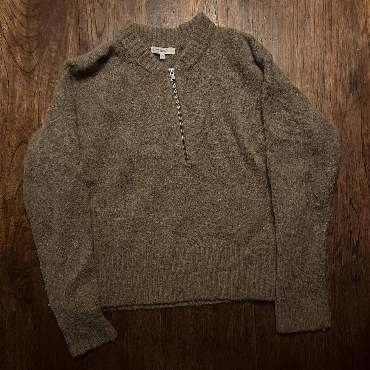 Madewell brown sweater, the perfect fall sweater!!... - Depop